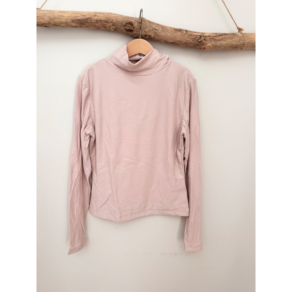 Wild Fable Pink Turtleneck Long Sleeve Top Women Small NEW